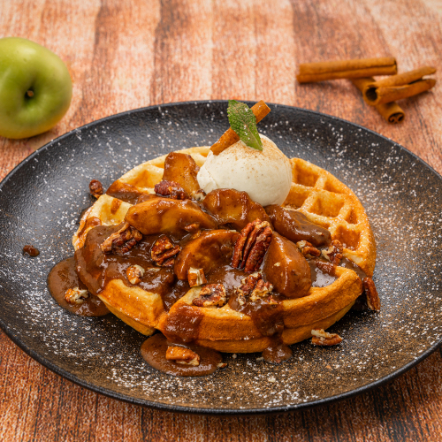 Caramelised-Apple-Waffle